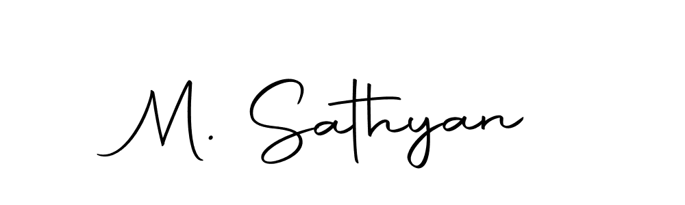 How to make M. Sathyan signature? Autography-DOLnW is a professional autograph style. Create handwritten signature for M. Sathyan name. M. Sathyan signature style 10 images and pictures png