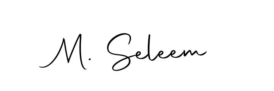 if you are searching for the best signature style for your name M. Seleem. so please give up your signature search. here we have designed multiple signature styles  using Autography-DOLnW. M. Seleem signature style 10 images and pictures png