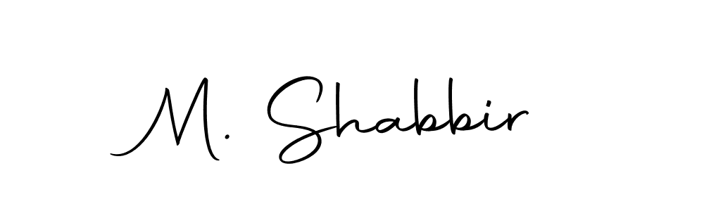 Design your own signature with our free online signature maker. With this signature software, you can create a handwritten (Autography-DOLnW) signature for name M. Shabbir. M. Shabbir signature style 10 images and pictures png