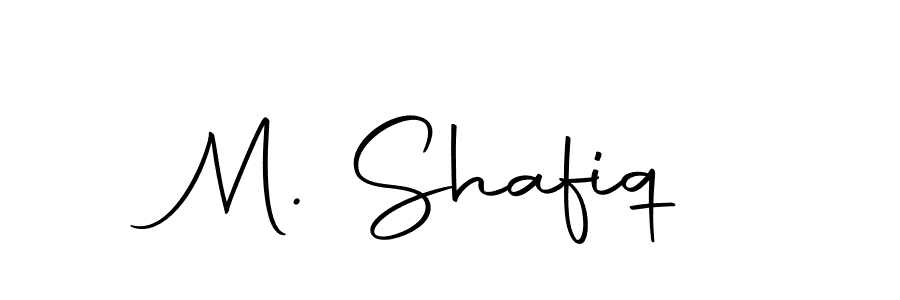 Design your own signature with our free online signature maker. With this signature software, you can create a handwritten (Autography-DOLnW) signature for name M. Shafiq. M. Shafiq signature style 10 images and pictures png