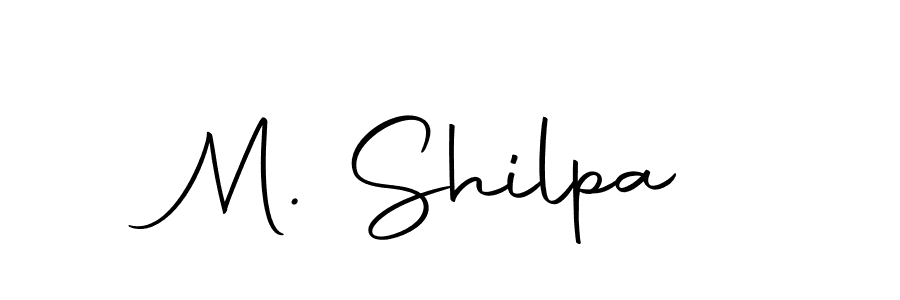 Use a signature maker to create a handwritten signature online. With this signature software, you can design (Autography-DOLnW) your own signature for name M. Shilpa. M. Shilpa signature style 10 images and pictures png