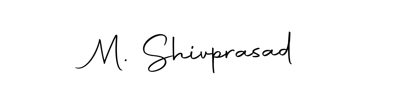 You can use this online signature creator to create a handwritten signature for the name M. Shivprasad. This is the best online autograph maker. M. Shivprasad signature style 10 images and pictures png