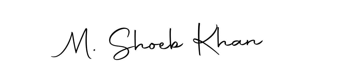 Here are the top 10 professional signature styles for the name M. Shoeb Khan. These are the best autograph styles you can use for your name. M. Shoeb Khan signature style 10 images and pictures png