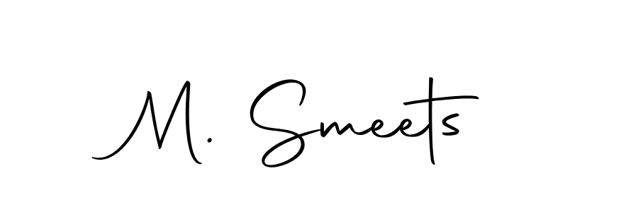 Best and Professional Signature Style for M. Smeets. Autography-DOLnW Best Signature Style Collection. M. Smeets signature style 10 images and pictures png