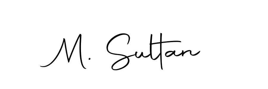 Design your own signature with our free online signature maker. With this signature software, you can create a handwritten (Autography-DOLnW) signature for name M. Sultan. M. Sultan signature style 10 images and pictures png