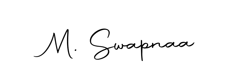 Here are the top 10 professional signature styles for the name M. Swapnaa. These are the best autograph styles you can use for your name. M. Swapnaa signature style 10 images and pictures png
