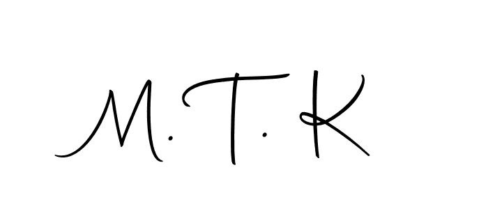 You should practise on your own different ways (Autography-DOLnW) to write your name (M. T. K) in signature. don't let someone else do it for you. M. T. K signature style 10 images and pictures png