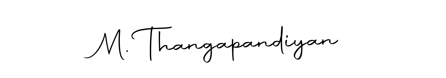 You can use this online signature creator to create a handwritten signature for the name M. Thangapandiyan. This is the best online autograph maker. M. Thangapandiyan signature style 10 images and pictures png