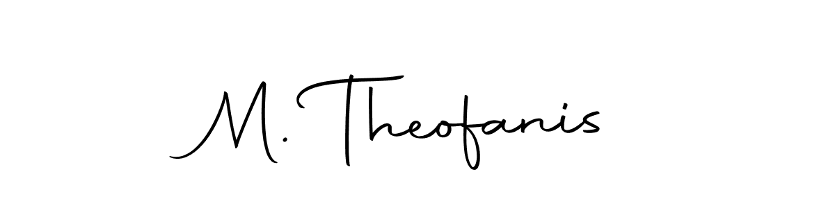 if you are searching for the best signature style for your name M. Theofanis. so please give up your signature search. here we have designed multiple signature styles  using Autography-DOLnW. M. Theofanis signature style 10 images and pictures png