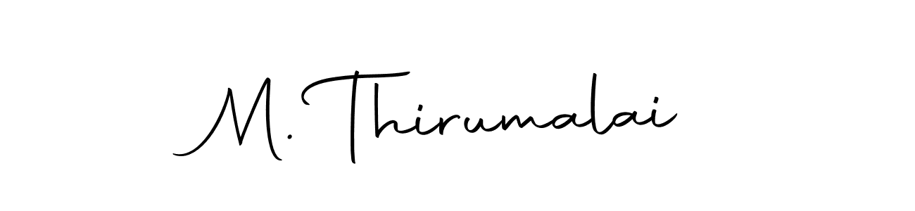 Design your own signature with our free online signature maker. With this signature software, you can create a handwritten (Autography-DOLnW) signature for name M. Thirumalai. M. Thirumalai signature style 10 images and pictures png