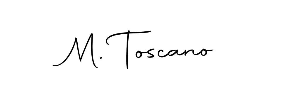 The best way (Autography-DOLnW) to make a short signature is to pick only two or three words in your name. The name M. Toscano include a total of six letters. For converting this name. M. Toscano signature style 10 images and pictures png