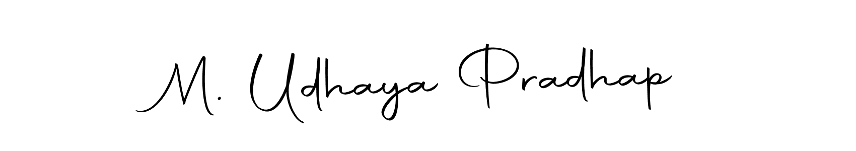 Create a beautiful signature design for name M. Udhaya Pradhap. With this signature (Autography-DOLnW) fonts, you can make a handwritten signature for free. M. Udhaya Pradhap signature style 10 images and pictures png