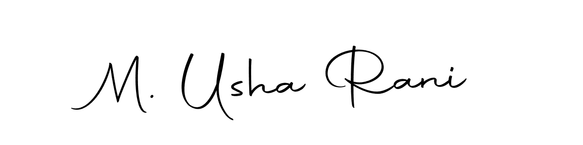 Once you've used our free online signature maker to create your best signature Autography-DOLnW style, it's time to enjoy all of the benefits that M. Usha Rani name signing documents. M. Usha Rani signature style 10 images and pictures png