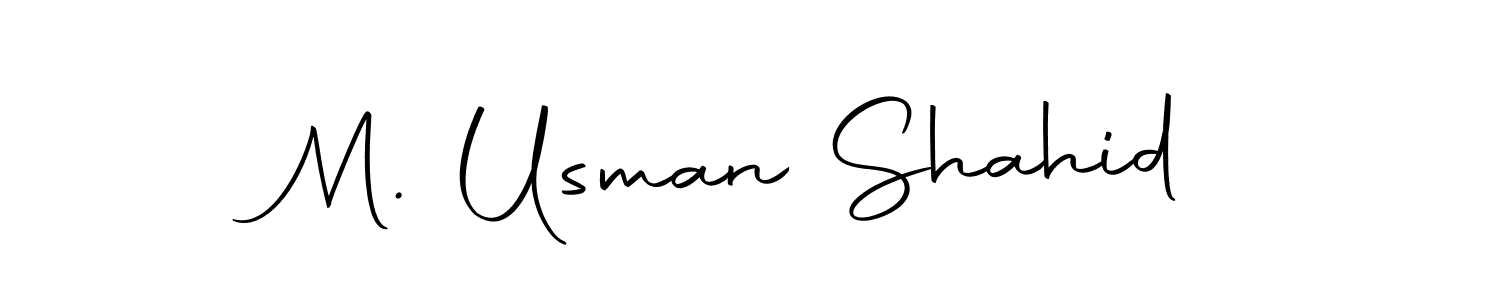 How to make M. Usman Shahid signature? Autography-DOLnW is a professional autograph style. Create handwritten signature for M. Usman Shahid name. M. Usman Shahid signature style 10 images and pictures png