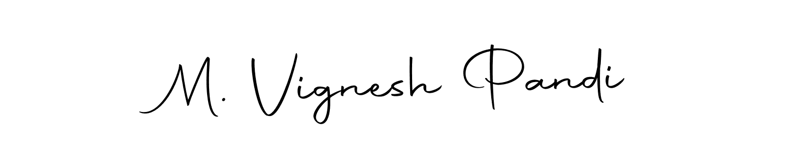 Similarly Autography-DOLnW is the best handwritten signature design. Signature creator online .You can use it as an online autograph creator for name M. Vignesh Pandi. M. Vignesh Pandi signature style 10 images and pictures png