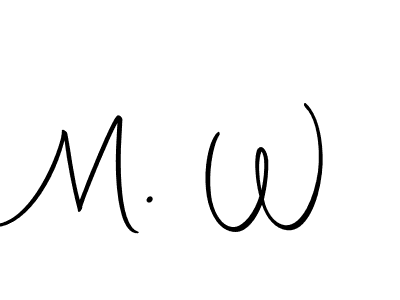 Check out images of Autograph of M. W name. Actor M. W Signature Style. Autography-DOLnW is a professional sign style online. M. W signature style 10 images and pictures png