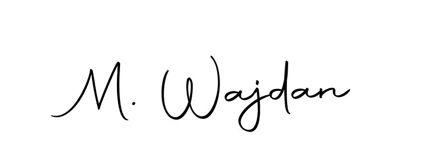 It looks lik you need a new signature style for name M. Wajdan. Design unique handwritten (Autography-DOLnW) signature with our free signature maker in just a few clicks. M. Wajdan signature style 10 images and pictures png