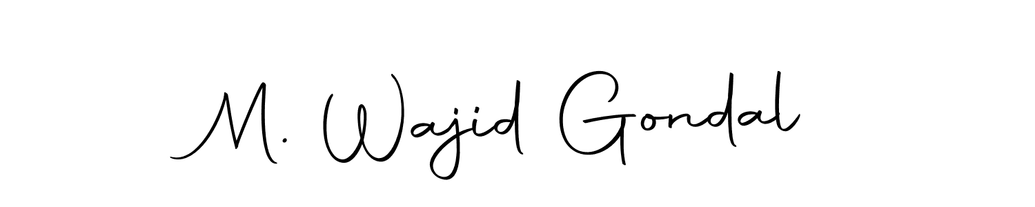 How to make M. Wajid Gondal signature? Autography-DOLnW is a professional autograph style. Create handwritten signature for M. Wajid Gondal name. M. Wajid Gondal signature style 10 images and pictures png