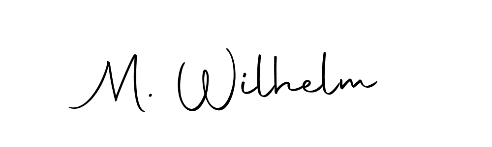 This is the best signature style for the M. Wilhelm name. Also you like these signature font (Autography-DOLnW). Mix name signature. M. Wilhelm signature style 10 images and pictures png