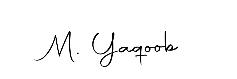 Make a beautiful signature design for name M. Yaqoob. With this signature (Autography-DOLnW) style, you can create a handwritten signature for free. M. Yaqoob signature style 10 images and pictures png