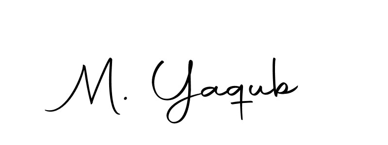 Also we have M. Yaqub name is the best signature style. Create professional handwritten signature collection using Autography-DOLnW autograph style. M. Yaqub signature style 10 images and pictures png