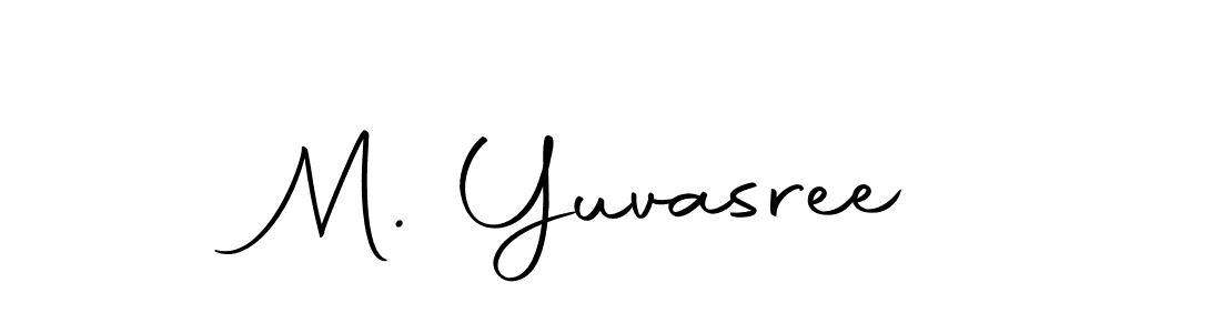 if you are searching for the best signature style for your name M. Yuvasree. so please give up your signature search. here we have designed multiple signature styles  using Autography-DOLnW. M. Yuvasree signature style 10 images and pictures png