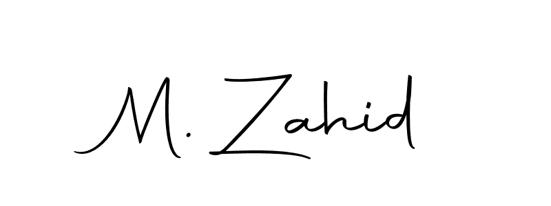 Make a beautiful signature design for name M. Zahid. Use this online signature maker to create a handwritten signature for free. M. Zahid signature style 10 images and pictures png