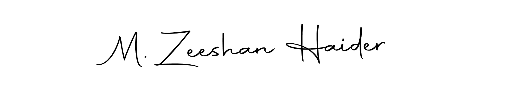 Create a beautiful signature design for name M. Zeeshan Haider. With this signature (Autography-DOLnW) fonts, you can make a handwritten signature for free. M. Zeeshan Haider signature style 10 images and pictures png