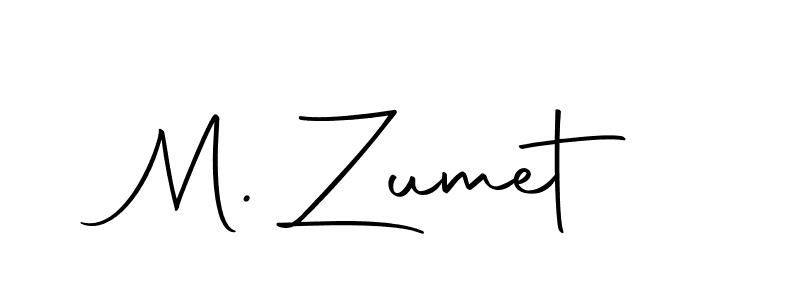 You should practise on your own different ways (Autography-DOLnW) to write your name (M. Zumet) in signature. don't let someone else do it for you. M. Zumet signature style 10 images and pictures png