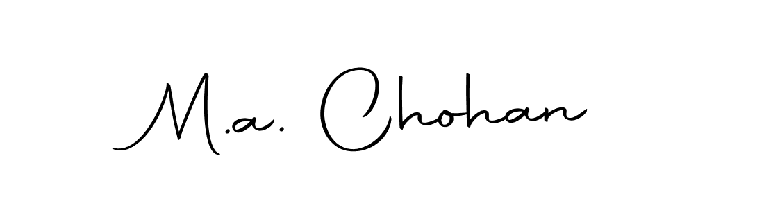 if you are searching for the best signature style for your name M.a. Chohan. so please give up your signature search. here we have designed multiple signature styles  using Autography-DOLnW. M.a. Chohan signature style 10 images and pictures png