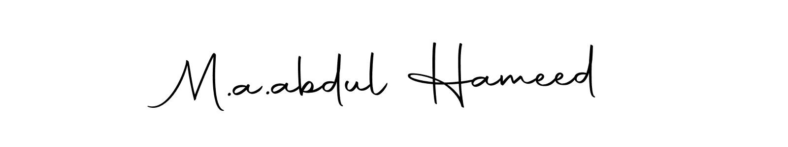 Best and Professional Signature Style for M.a.abdul Hameed. Autography-DOLnW Best Signature Style Collection. M.a.abdul Hameed signature style 10 images and pictures png