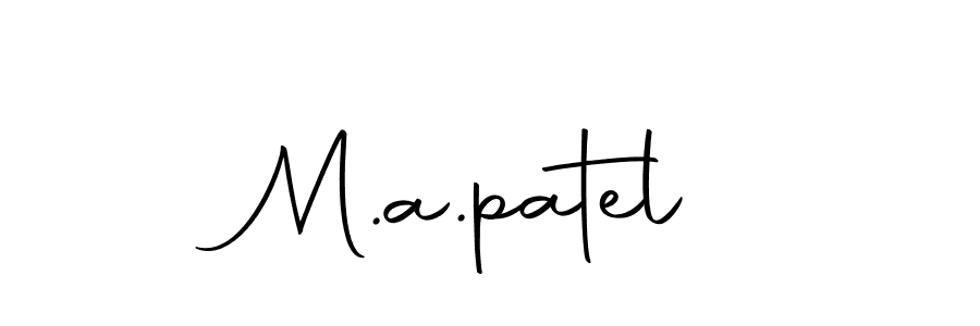 Also we have M.a.patel name is the best signature style. Create professional handwritten signature collection using Autography-DOLnW autograph style. M.a.patel signature style 10 images and pictures png