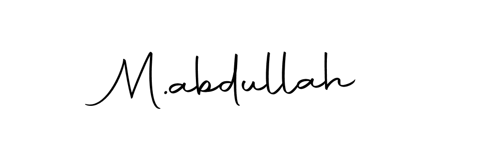 It looks lik you need a new signature style for name M.abdullah. Design unique handwritten (Autography-DOLnW) signature with our free signature maker in just a few clicks. M.abdullah signature style 10 images and pictures png