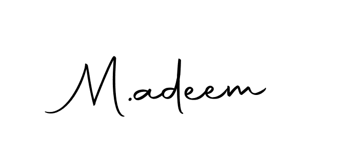 You can use this online signature creator to create a handwritten signature for the name M.adeem. This is the best online autograph maker. M.adeem signature style 10 images and pictures png