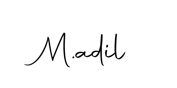 You can use this online signature creator to create a handwritten signature for the name M.adil. This is the best online autograph maker. M.adil signature style 10 images and pictures png