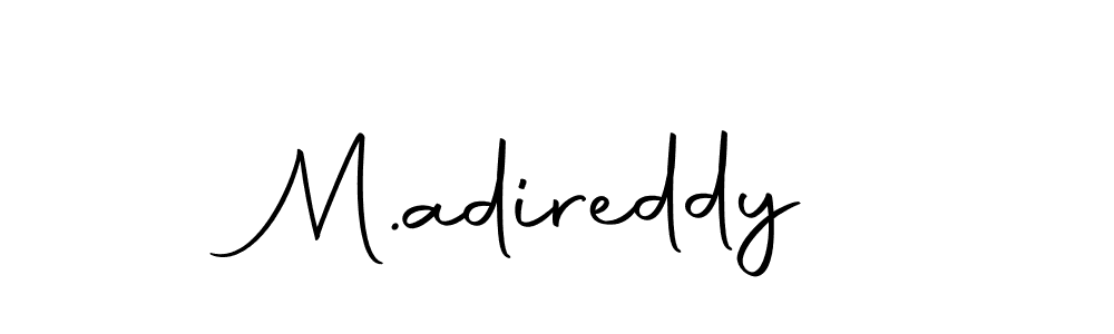 How to make M.adireddy signature? Autography-DOLnW is a professional autograph style. Create handwritten signature for M.adireddy name. M.adireddy signature style 10 images and pictures png