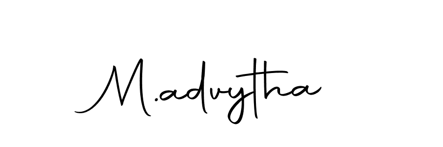 This is the best signature style for the M.advytha name. Also you like these signature font (Autography-DOLnW). Mix name signature. M.advytha signature style 10 images and pictures png