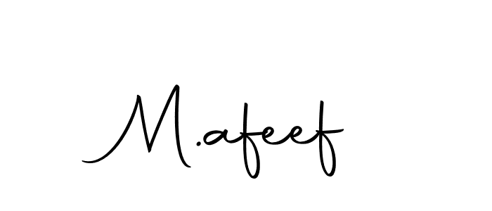 Make a beautiful signature design for name M.afeef. Use this online signature maker to create a handwritten signature for free. M.afeef signature style 10 images and pictures png