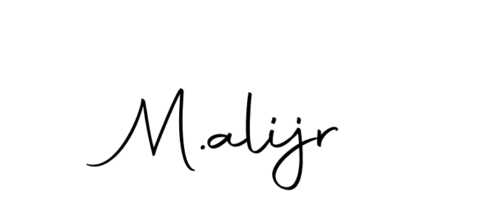 Here are the top 10 professional signature styles for the name M.alijr. These are the best autograph styles you can use for your name. M.alijr signature style 10 images and pictures png