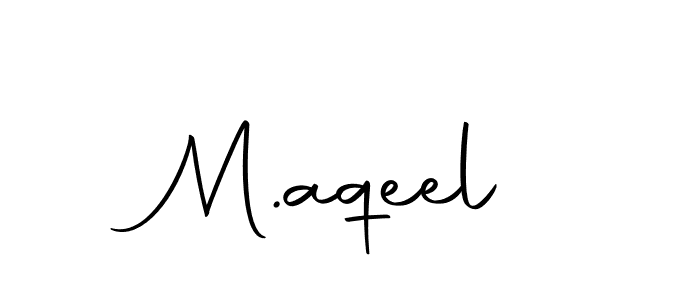 Make a beautiful signature design for name M.aqeel. With this signature (Autography-DOLnW) style, you can create a handwritten signature for free. M.aqeel signature style 10 images and pictures png