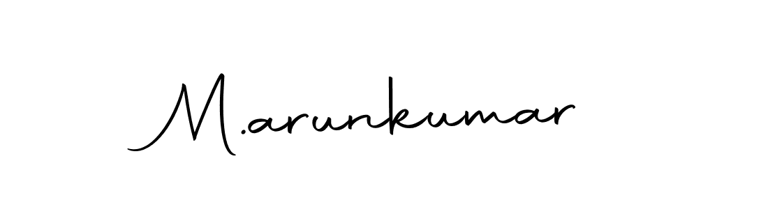 Here are the top 10 professional signature styles for the name M.arunkumar. These are the best autograph styles you can use for your name. M.arunkumar signature style 10 images and pictures png