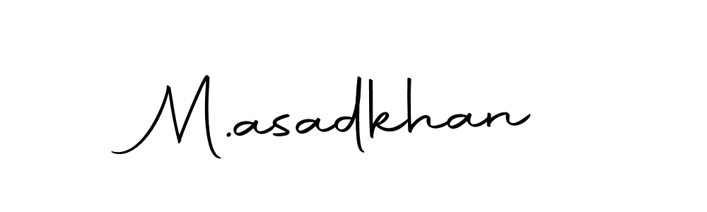 How to Draw M.asadkhan signature style? Autography-DOLnW is a latest design signature styles for name M.asadkhan. M.asadkhan signature style 10 images and pictures png