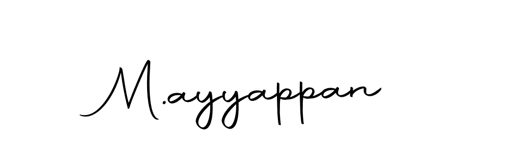 You can use this online signature creator to create a handwritten signature for the name M.ayyappan. This is the best online autograph maker. M.ayyappan signature style 10 images and pictures png