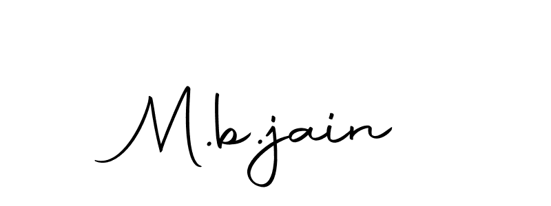 You should practise on your own different ways (Autography-DOLnW) to write your name (M.b.jain) in signature. don't let someone else do it for you. M.b.jain signature style 10 images and pictures png