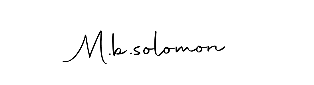 M.b.solomon stylish signature style. Best Handwritten Sign (Autography-DOLnW) for my name. Handwritten Signature Collection Ideas for my name M.b.solomon. M.b.solomon signature style 10 images and pictures png