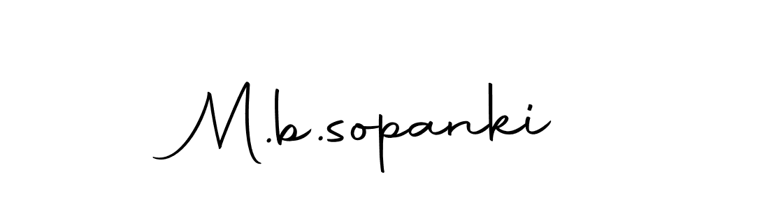How to Draw M.b.sopanki signature style? Autography-DOLnW is a latest design signature styles for name M.b.sopanki. M.b.sopanki signature style 10 images and pictures png