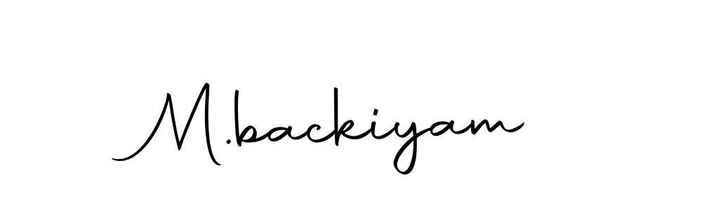 This is the best signature style for the M.backiyam name. Also you like these signature font (Autography-DOLnW). Mix name signature. M.backiyam signature style 10 images and pictures png