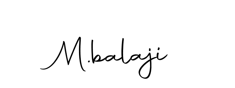 Also we have M.balaji name is the best signature style. Create professional handwritten signature collection using Autography-DOLnW autograph style. M.balaji signature style 10 images and pictures png