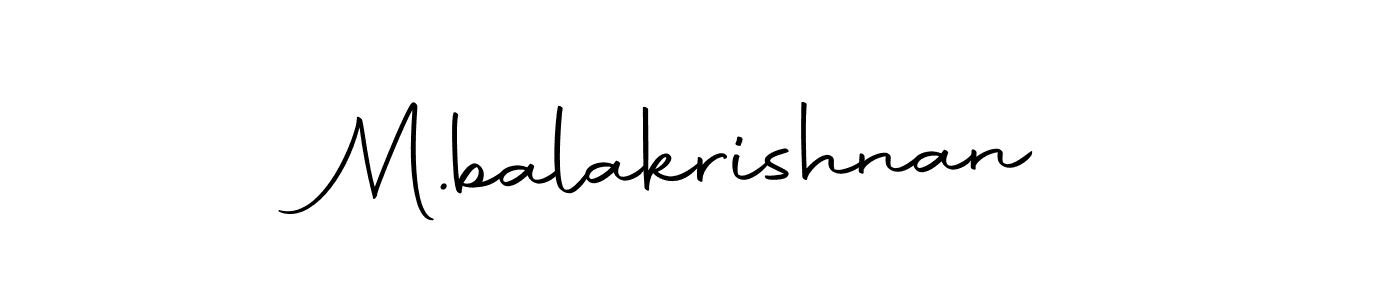 It looks lik you need a new signature style for name M.balakrishnan. Design unique handwritten (Autography-DOLnW) signature with our free signature maker in just a few clicks. M.balakrishnan signature style 10 images and pictures png