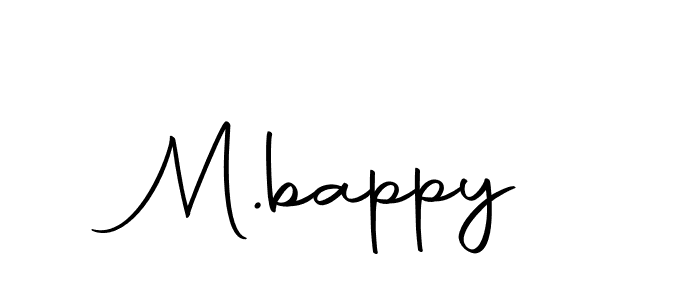 How to make M.bappy name signature. Use Autography-DOLnW style for creating short signs online. This is the latest handwritten sign. M.bappy signature style 10 images and pictures png